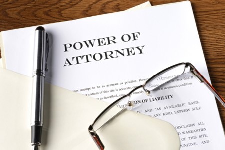 Power of attorney document